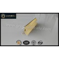 Aluminium Gold Bright Corner Edge Trim Profile